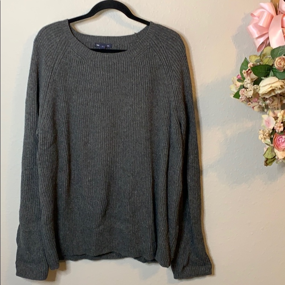 Men’s Gap Crewneck Ribbed Sweater